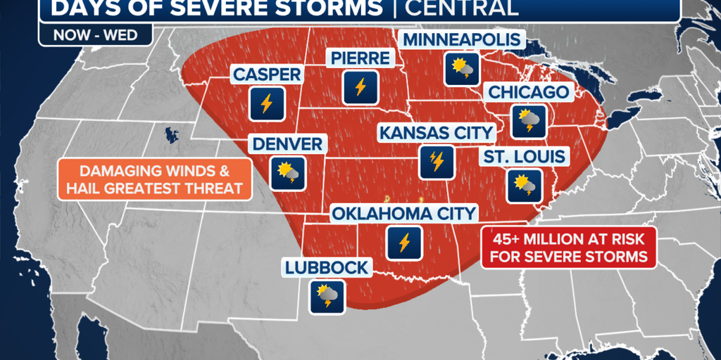 Severe weather returns to its usual threat zone during the early summer