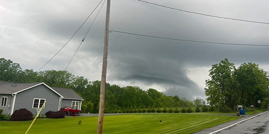 Tornado touches down in New York as storms knock out power in mid ...