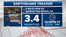 Magnitude 3.4 earthquake shakes Los Angeles on Tuesday afternoon