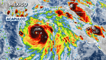 Hurricane Erick rapidly intensifies into a major cyclone before landfall along Mexico's Pacific coast
