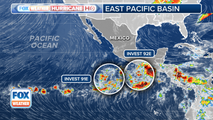 Barbara could be next: Pair of tropical disturbances tagged as Invests 91E, 92E in Pacific