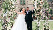 Photos: Couple returns to Biltmore for dream wedding after Helene squashed original plans