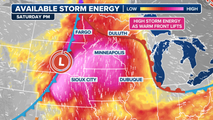 Severe storms threaten baseball-size hail to slice of Dakotas, Minnesota Saturday