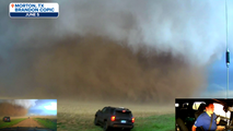 See it: Massive 2-mile-wide tornado caught on video plowing through Texas field