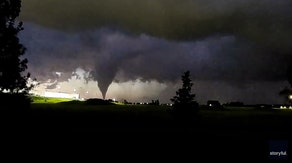 Watch it happen: Dramatic time-lapse shows tornado strike in Bismarck, North Dakota