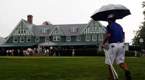 US Open faces threat of weather delays as storms soak Oakmont golf course