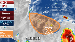 Weekend Weather Update: Invest 91L in Atlantic on track for further development
