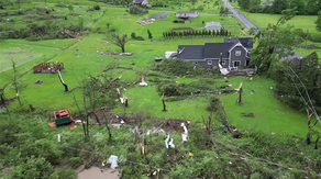 EF-1 tornado causes significant damage in New York as storms sweep across Northeast