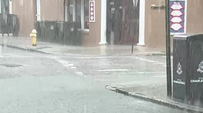 Tropical rain soaking Carolinas with flooding possible along Southeast coast