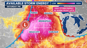 Severe storms threaten baseball-size hail to slice of Dakotas, Minnesota Saturday