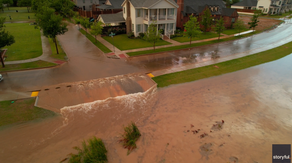 Watch: Drone captures extent of flooding in Lubbock after severe storms