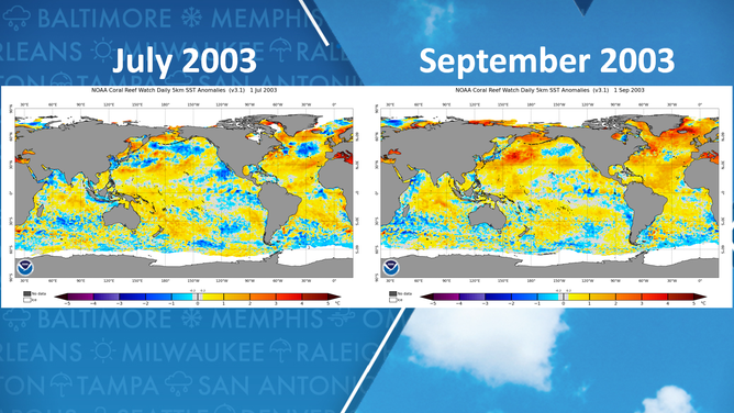 2003 SST Global Anomalies