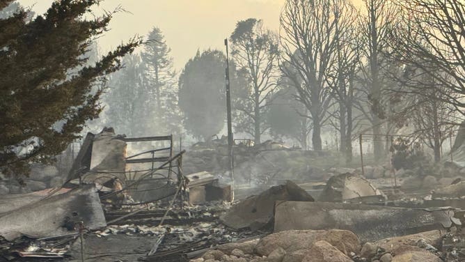 Seventeen homes were burned in the Forsyth Fire.
