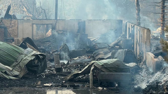 Seventeen homes were burned in the Forsyth Fire.