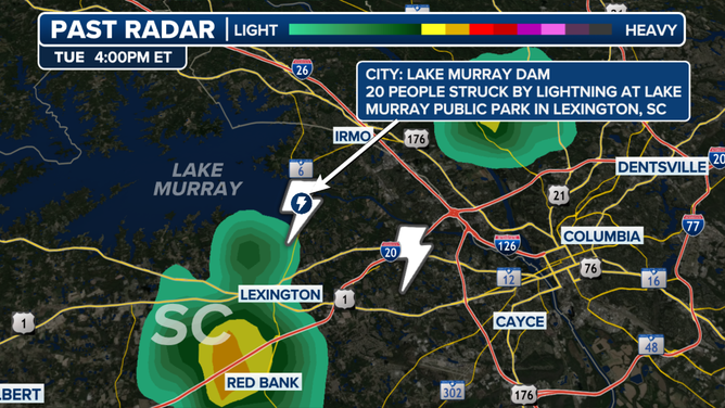 South Carolina Lightning Strike