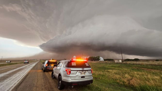 Photo of a supercell in West Texas on 6/6/2025
