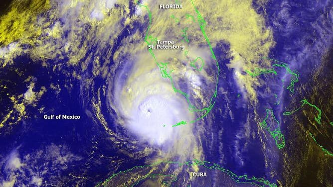Hurricane Charley satellite image from 2004.