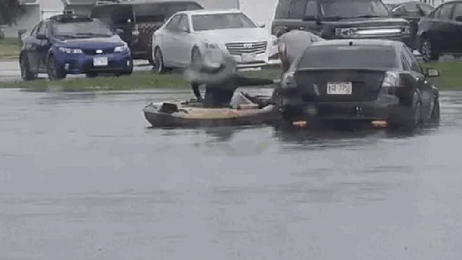 Police in Holmen, Wisconsin, issued a lighthearted warning on June 26, urging drivers to steer clear of flooded streets following heavy rainfall – unless they had cars that could float, or