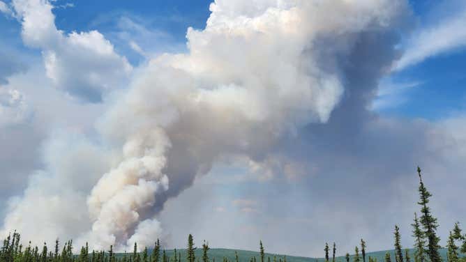 One of dozens burning in Alaska on 6/25/2025