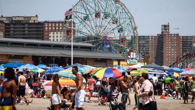FILE - Wonder Wheel at Luna Park in Coney Island in New York, United States of America, on July 4th, 2024. (Photo by Beata Zawrzel/NurPhoto via Getty Images)