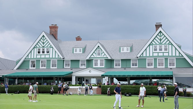 Cameron Smith of Australia looks on from the ninth green during a practice round prior to the 125th U.S. OPEN at Oakmont Country Club on June 09, 2025 in Oakmont, Pennsylvania.