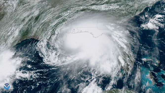 Hurricane Sally satellite imagery from 2020.