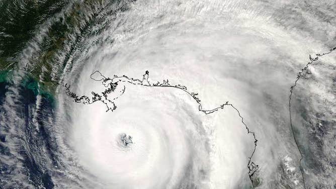 Hurricane Ivan satellite image from 2004.