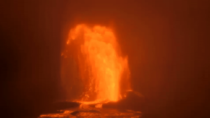 Kilauea erupts on June 20, 2025 for 26th time since Dec. 2024.