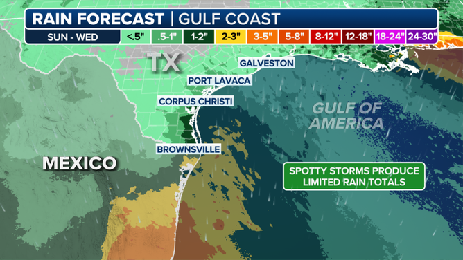 Texas Rain Forecast