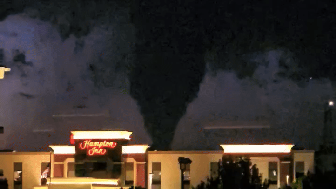 Tornado near Bismarck, ND