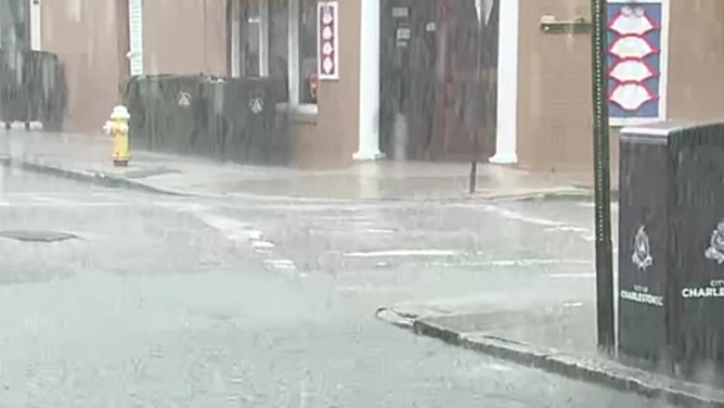 Heavy rain in Charleston