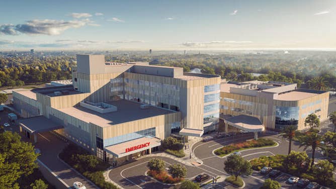 Cape Canaveral Hospital rendering