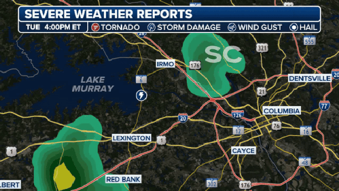 South Carolina Radar Loop