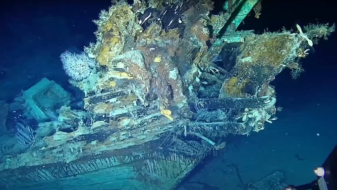 Photos of a shipwreck believed to be the San Jose Galleon.