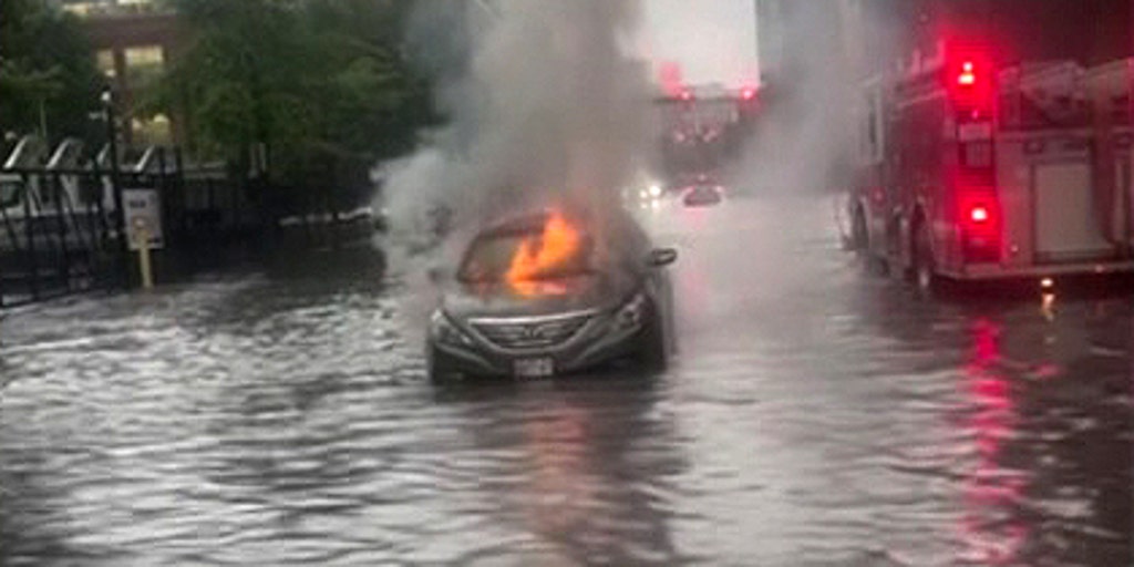 Severe storms, flash flooding snarls travel along I-95 corridor from Washington to Philadelphia