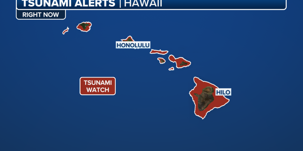 Tsunami russia earthquake hawaii