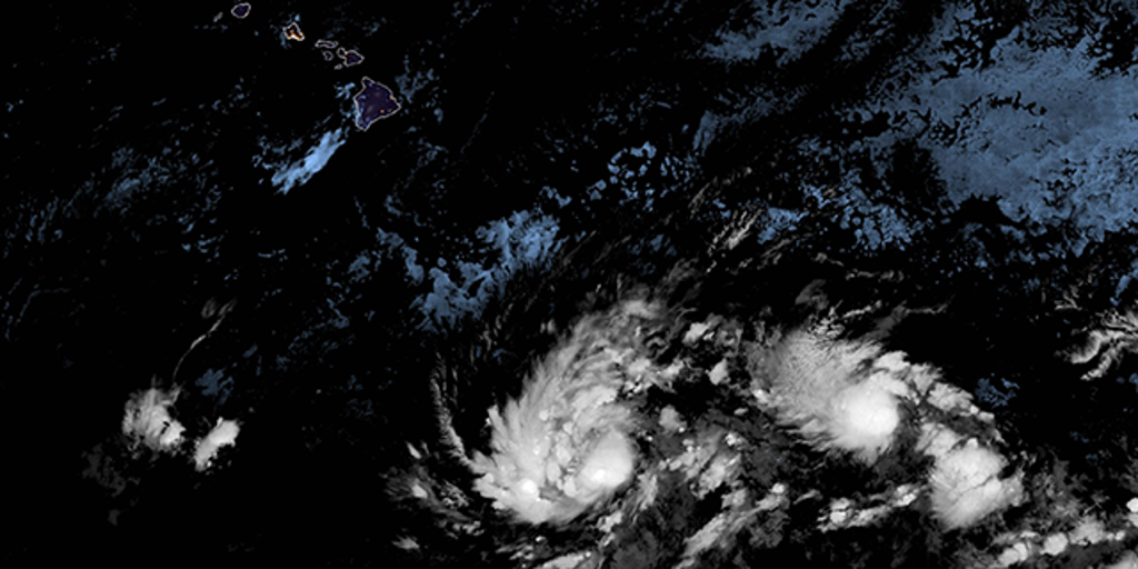 Tropical Storm Iona Forms South Of Hawaii In Central Pacific Fox Weather Tropicalstormiona Sat Image 072825
