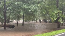 Flash Flood Emergency issued outside nation's capital after heavy rain prompts water rescues on Saturday