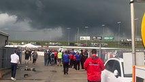 Tornado-warned storm sends IndyCar fans racing for cover at Iowa Speedway