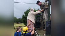 94-year-old woman describes racing to attic to flee water filling home during Texas floods
