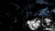 Tropical Depression 1-C forms southeast of Hawaii in Central Pacific
