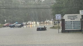 Flash flooding cripples Boston as cars seen stuck in floodwater
