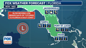 Florida in bull's-eye for heavy rains as developing system could become tropical trouble