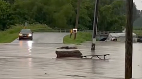 Watch: Camper gets crushed under Indiana bridge after getting carried away by flood waters