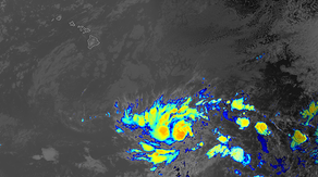 Tropical Depression 1-C forms southeast of Hawaii in Central Pacific