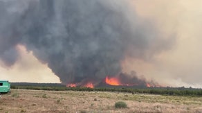 Watch: Massive fire whirl spins smoke, flames from Utah blaze