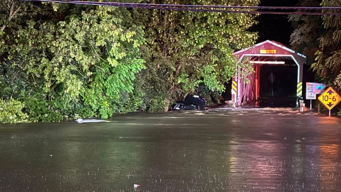 Water rescues in Manheim Township, Pennsylvania
