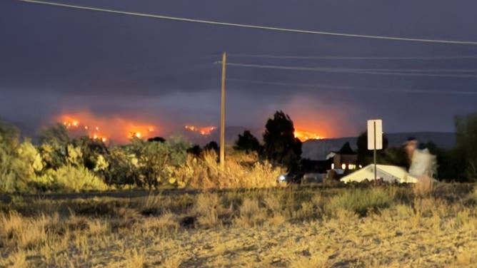 The South Rim Fire at Black Canyon of the Gunnison National Park.