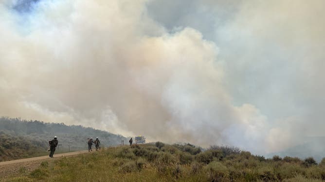 The South Rim Fire at Black Canyon of the Gunnison National Park.