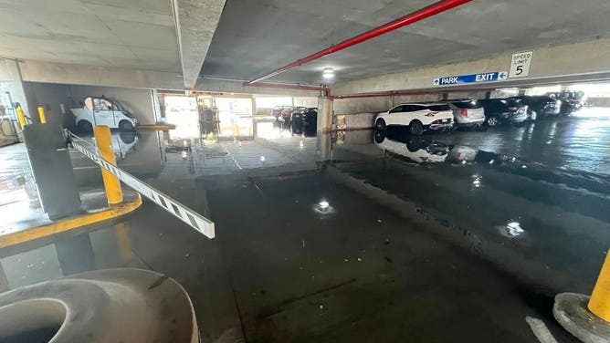 Severe storms bring wind damage and flooding to Carlisle, Pennsylvania Monday, June 30, 2025.